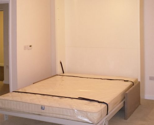image of fold down bed